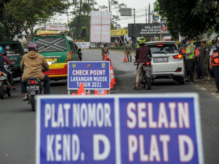 FOTO: Penyekatan Arus Balik di Bandung