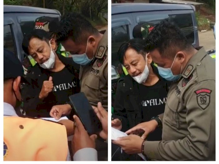 Momen Kang Mus "Preman Pensiun" Dicegat saat Mudik, Netizen: Polisinya Berani Banget!