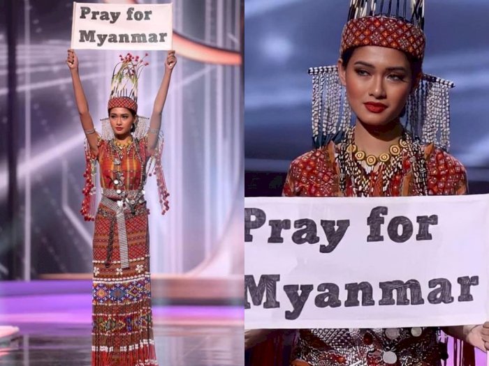 Miss Myanmar Kehilangan Kostumnya, Tapi Menangkan Kostum Nasional Terbaik karena Sederhana