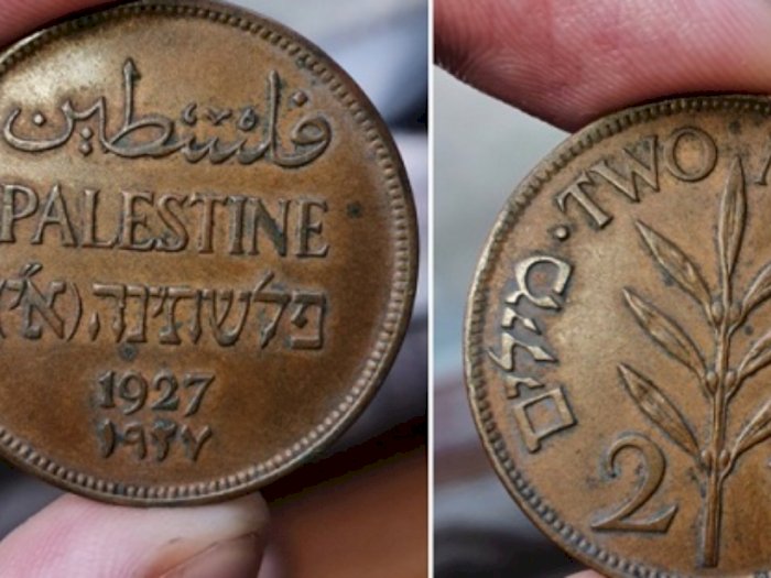 Penampakan Koin Palestina Tahun 1927 sebelum Israel Proklamasikan Kemerdekaan Tahun 1948