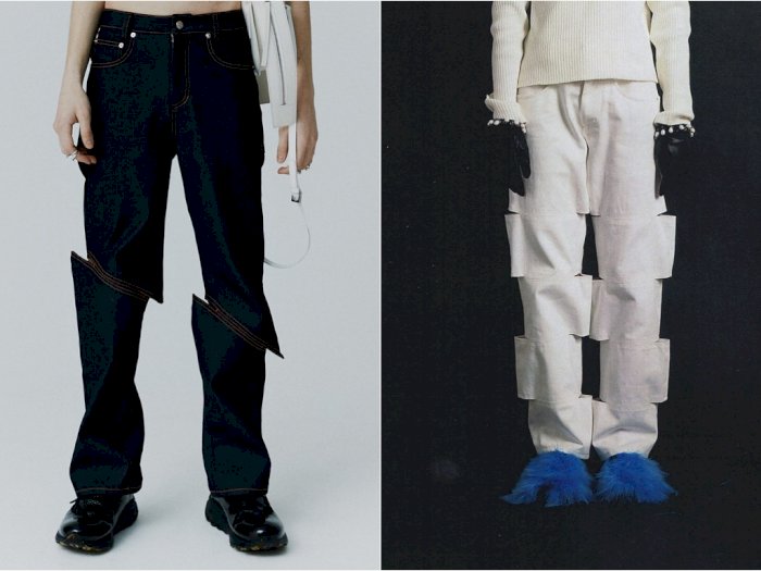 Brand Pakaian Korsel Ini Menjual Jeans dengan Desain Unik, Netizen Bingung Melihatnya