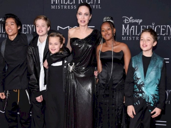 Angelina Jolie Ngaku "Tertantang" Hadapi Anaknya Homeschooling!