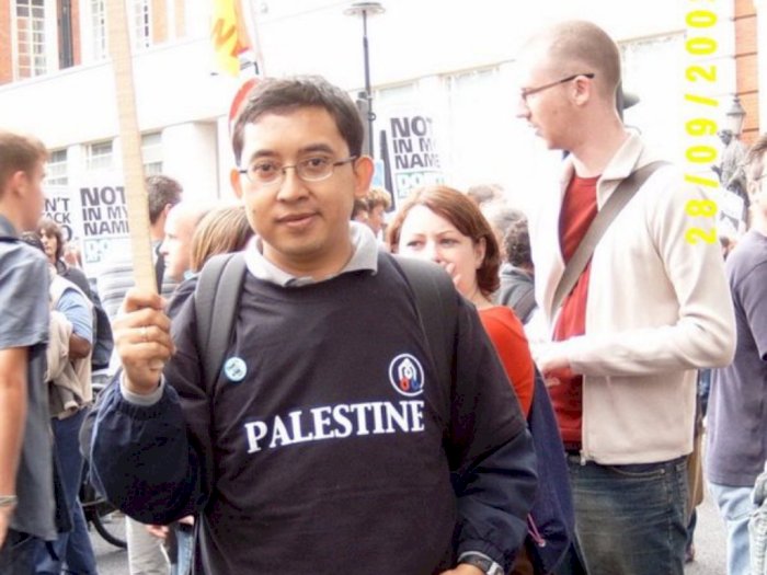 Fadli Zon Pamer Foto Ikut Aksi Bela Palestina saat di London, Sekitar Hampir 20 Tahun Lalu