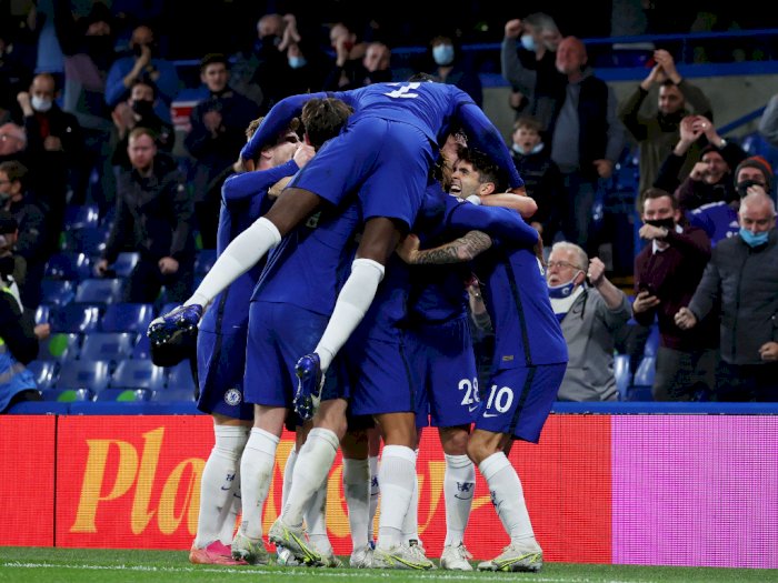 FOTO: Liga Inggris, Chelsea Tundukkan Leicester City 2-1