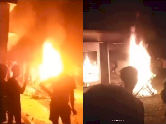 Polda Lampung Bongkar Alasan Mapolsek Candipuro Dibakar Massa