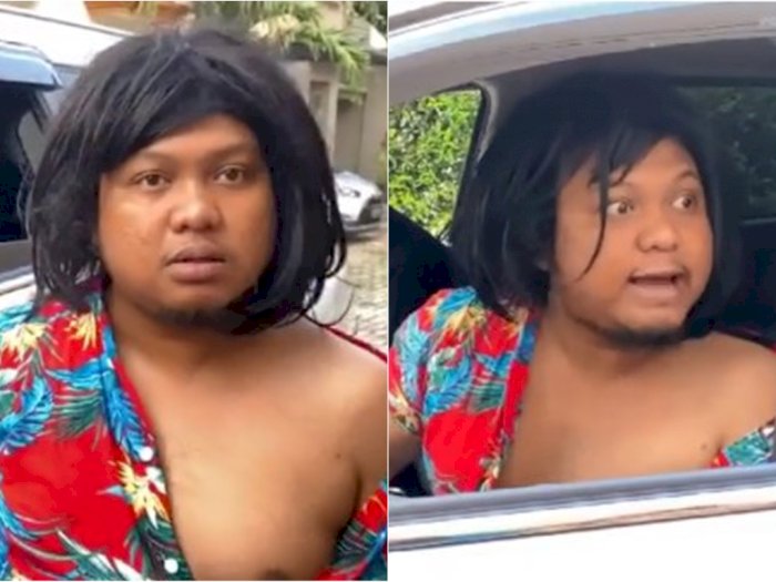 Babe Cabita Bikin Parodi Ibu-ibu Ngamuk di Mobil saat Disetop, Netizen: Ngakak Parah
