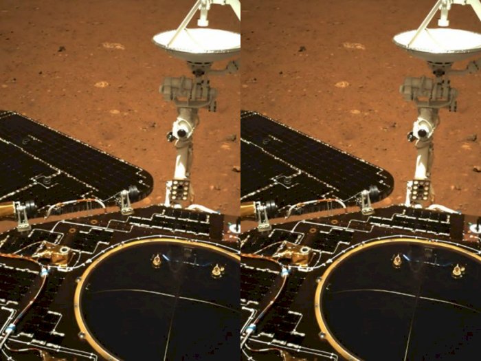 Gambar Pertama dari Mars Telah Tiba Melalui Mars Rover Zhurong China
