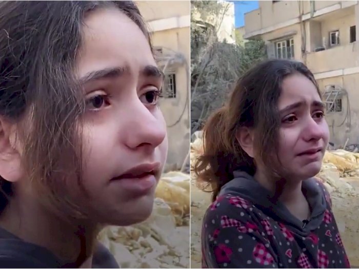Jeritan Pilu Bocah Palestina Korban Serangan Israel: Ini Tidak Adil!