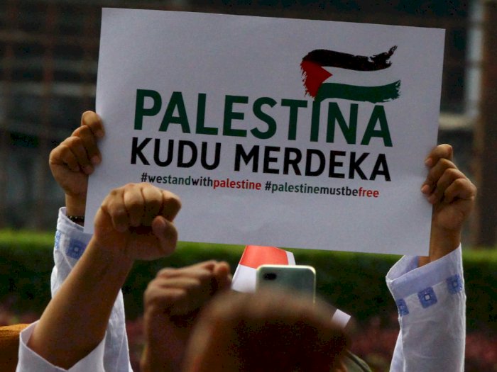 FOTO: Aksi Solidaritas Untuk Palestina di Malang