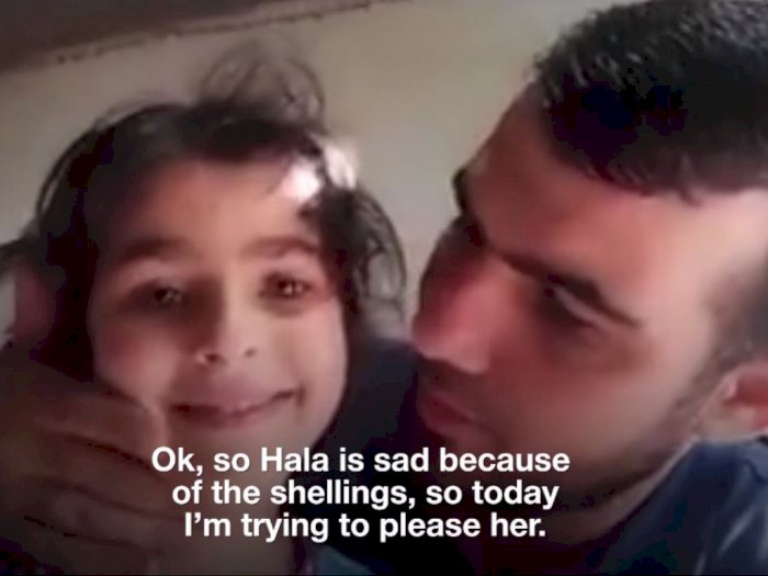 Tragis! Ayah yang Viral Tenangkan Dua Putrinya di Tengah Serangan Israel Kini Tewas Dibom