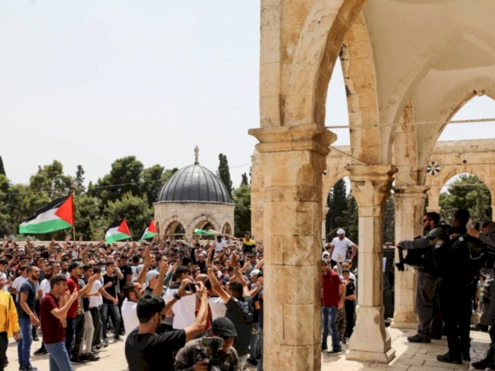 Polisi Israel dan Warga Palestina Kembali Bentrok di Masjid Al-Aqsa, Ini Diduga Pemicunya