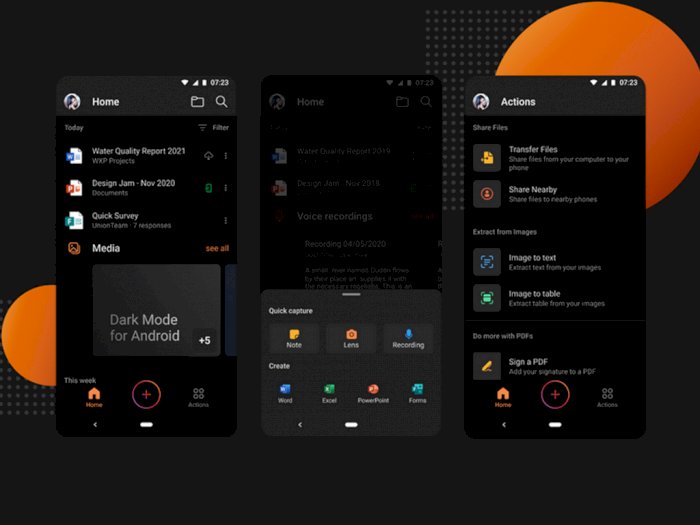 Aplikasi Microsoft Office untuk Android Kini Dapatkan Fitur Dark Mode!