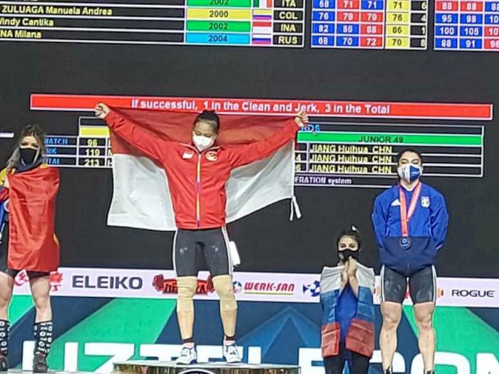 Selamat! Windy Cantika Aisah Raih Medali Emas di Kejuaraan Dunia Junior 2021