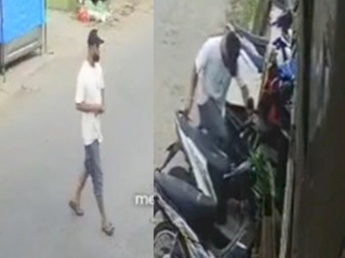 Viral Pencurian Sepeda Motor di Medan, Aksi Pelaku Terekam Jelas di CCTV