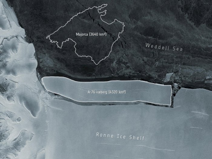 Gunung Es Sebesar Pulau Madura Pecah, Ini Dampaknya