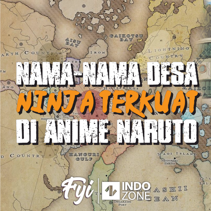 Nama-Nama Desa Ninja Terkuat Di Anime Naruto