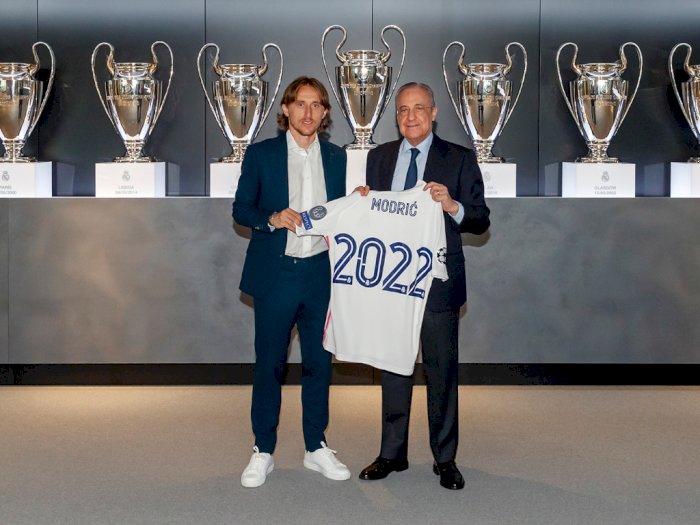 Luka Modric Resmi Perpanjang Kontrak Hingga 2022 di Real Madrid