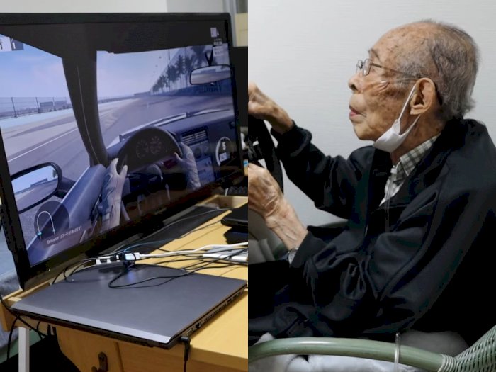 Tak Kalah dengan Anak Muda, Kakek 93 Tahun Ini Unjuk Kemampuan Main Forza Motorsport 7