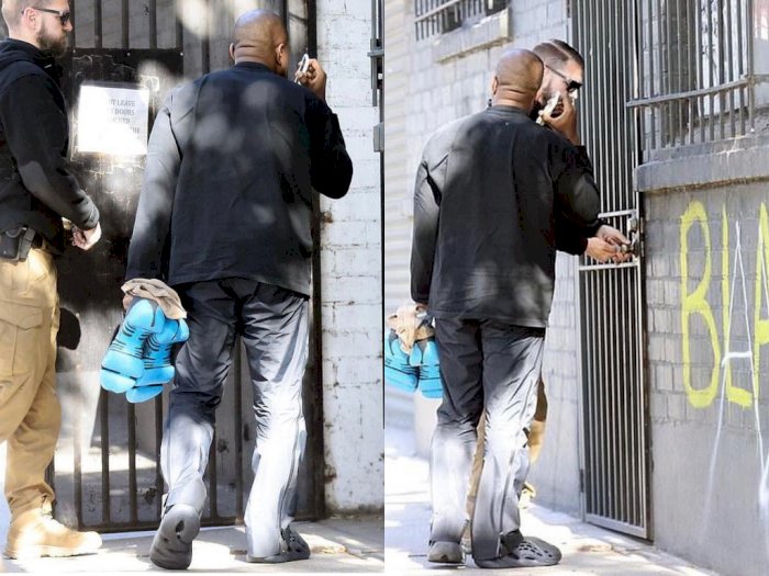 Kanye West Terlihat Pegang Sneaker Baru, Dirumorkan D-Rose Yeezy