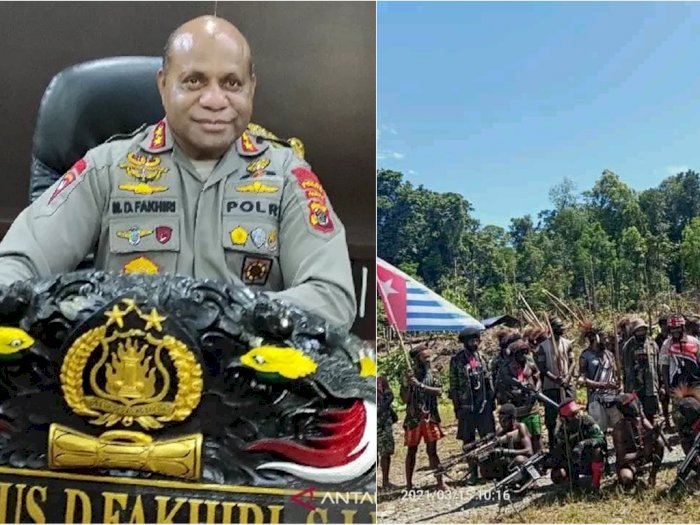 KKB Papua Tantang TNI-Polri Perang Terbuka, Ini Balasan Tegas Kapolda Papua