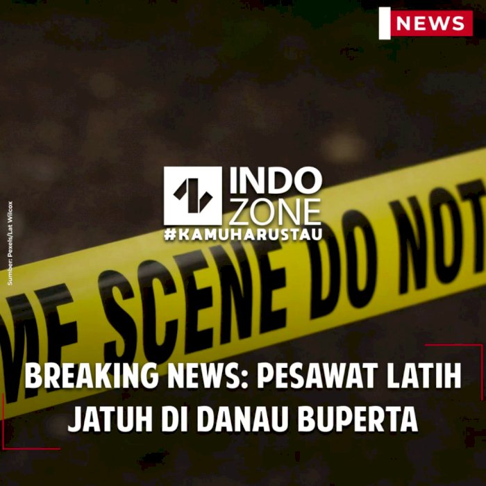 BREAKING NEWS: Pesawat Latih Jatuh di Danau Buperta