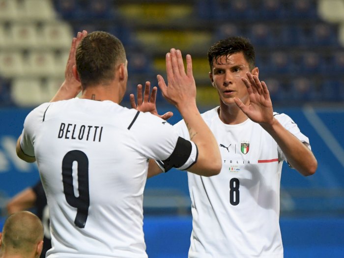 FOTO: Laga Persahabatan, Italia vs San Marino 7-0