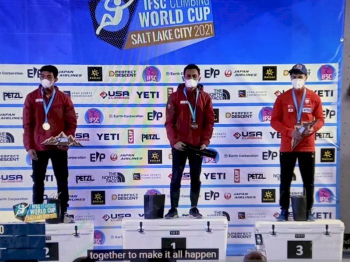 Atlet Panjat Tebing Berhasil Raih Rekor Dunia, FPTI: Berkat Dukungan Menpora