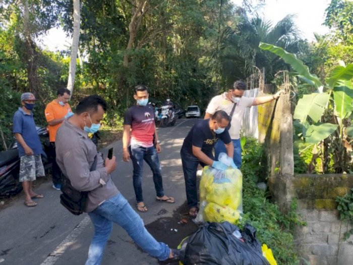 Polisi Selidiki Pelaku yang Buang 35 Kg Limbah Medis Sembarangan di Gianyar-Bali