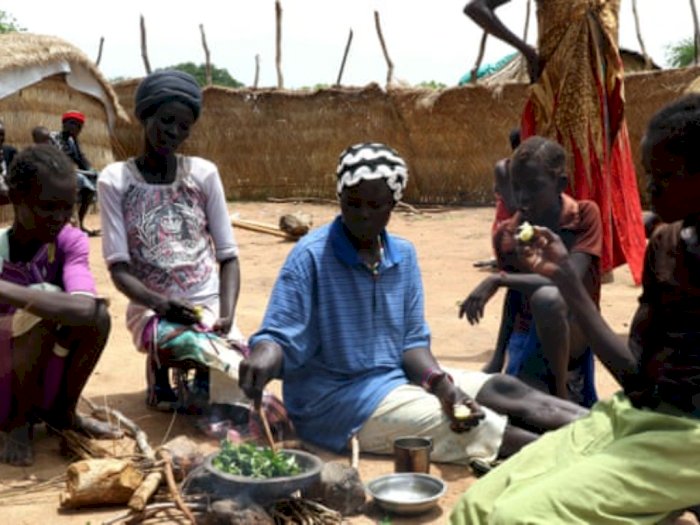 Pilu Warga Sudan Selatan Bertahan Hidup dengan Makan Dedaunan