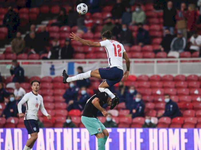 Inggris 1-0 Austria, Calvert-Lewin Bikin Lompatan Tinggi, Warganet: Seperti Ronaldo