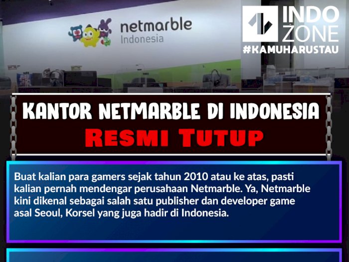 Kantor Netmarble di Indonesia Resmi Tutup 