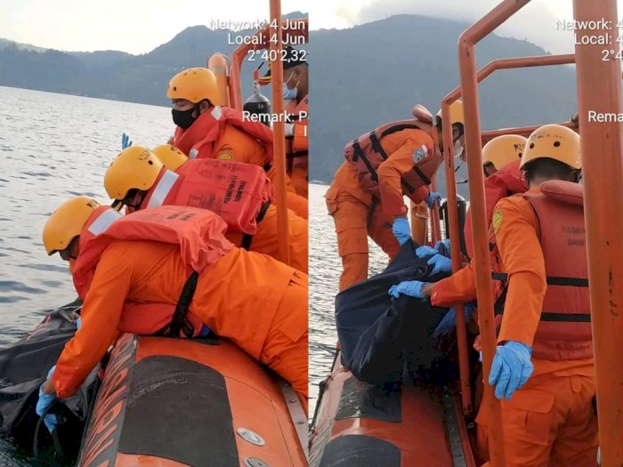 Bikin Geger Warga, SAR Evakuasi Mayat yang Mengapung di Perairan Danau Toba