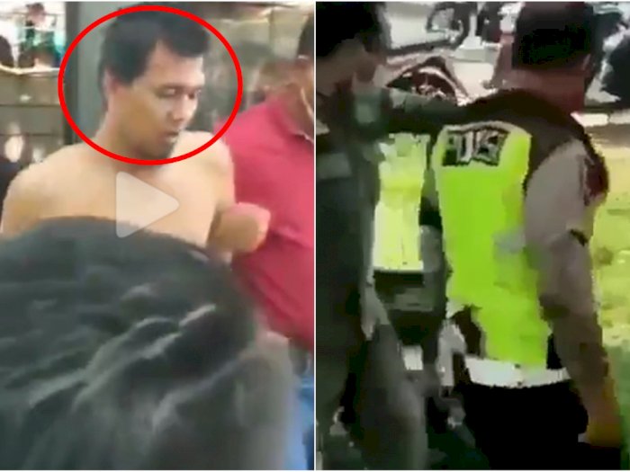 Viral Preman Tikam Polisi Lalu Lintas di Palembang, Sepatunya Sampai Copot dari Kaki