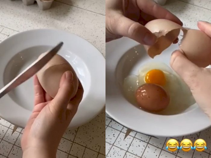 Ada Telur di Dalam Telur, Video Ini Bikin Netizen Takjub