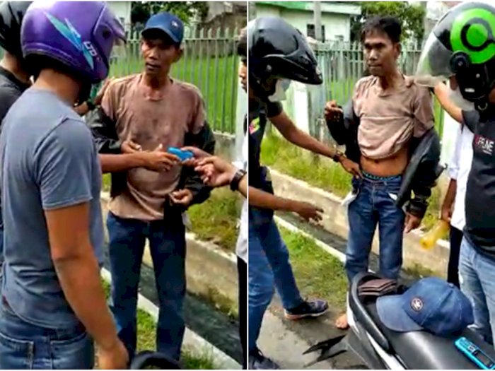 Viral 3 Oknum Polisi Geledah Paksa Pria di Jalan, Tuduh Beli Narkoba, Kabur saat Direkam