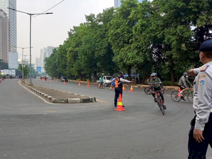 Mulai Senin, Dishub DKI Akan Buka Jalur Road Bike di Sudirman-Thamrin