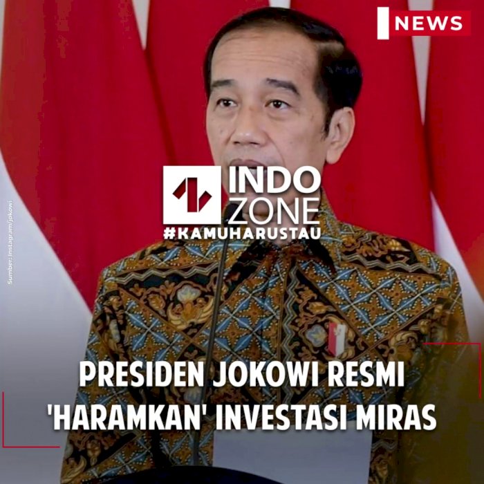 Presiden Jokowi Resmi 'Haramkan' Investasi Miras