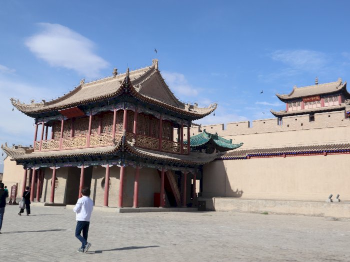 FOTO: Tembok Besar China di Gansu