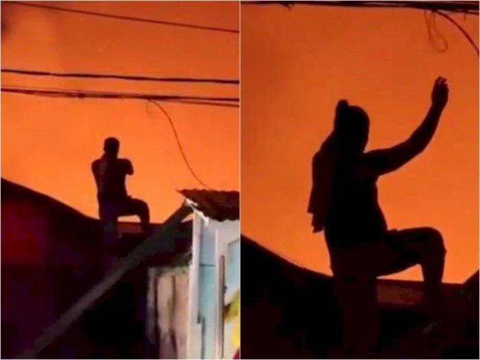 Viral Pria Keluarkan Jurus 'Pengendali Api' ke Arah Kebakaran, Aksinya Bikin Geger!