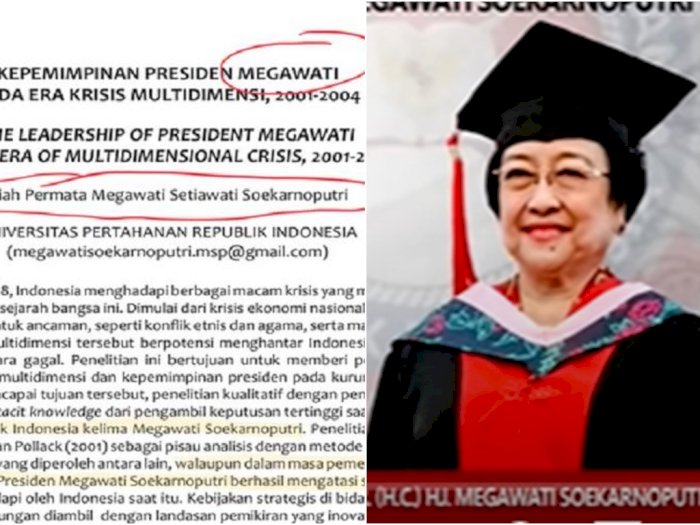 Megawati Nulis Karya Ilmiah tentang Diri Sendiri, Diberi Gelar 'Profesor Kehormatan' Unhan