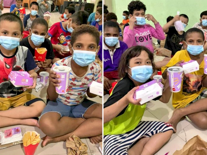 Bahagianya Anak-anak Panti Asuhan Ini Dapat BTS Meal: Thank You ARMY Indonesia!