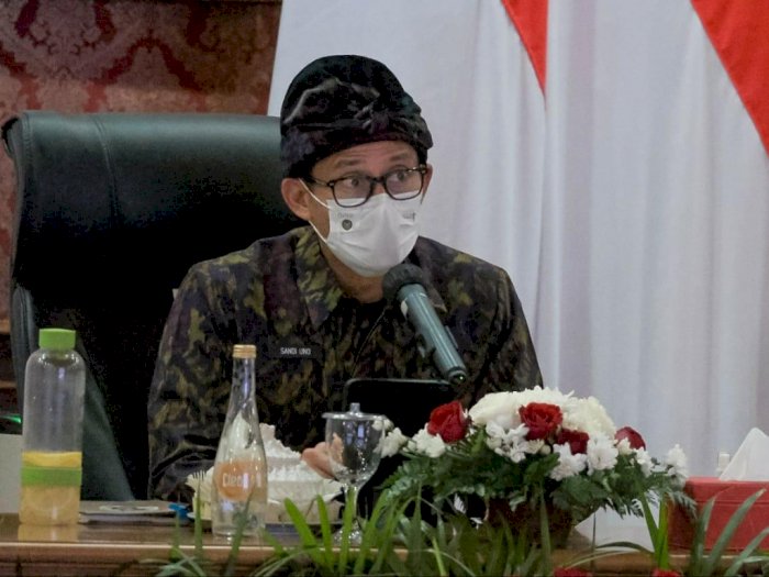 Temui Gubernur Bali, Sandiaga Uno Bahas 3 Upaya Reaktivasi Sektor Parekraf di Bali