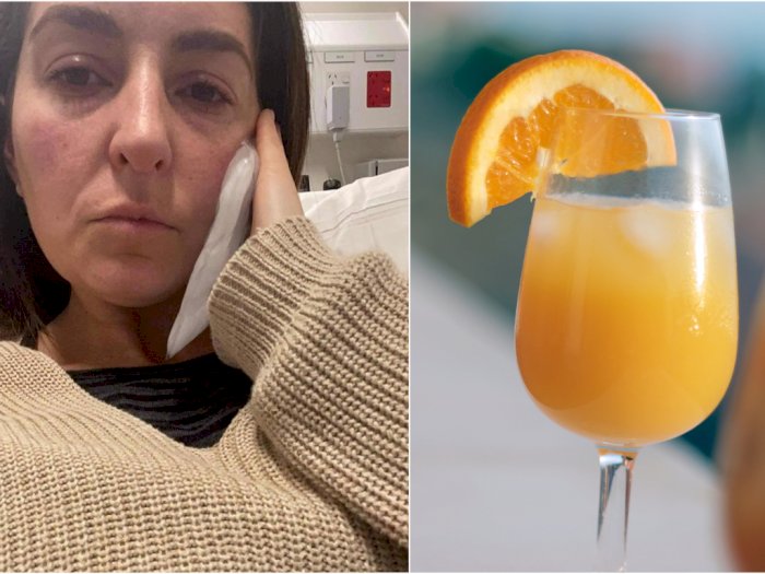 Wanita Ini Menderita Sakit Tengkorak Setelah Minum Setelah Minum Segelas Jus Jeruk