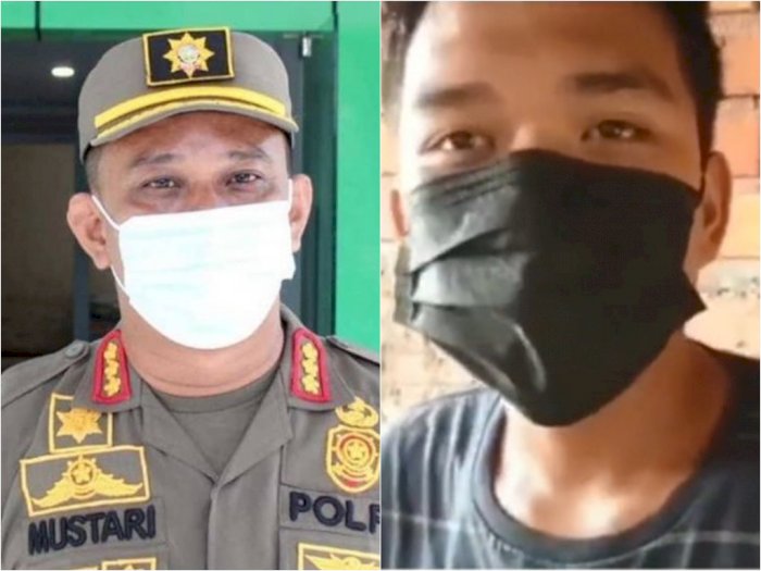 Viral Satpol PP Jambi Tempeleng Kepala Pemuda yang Tak Pakai Masker, Kasatpol PP Bantah