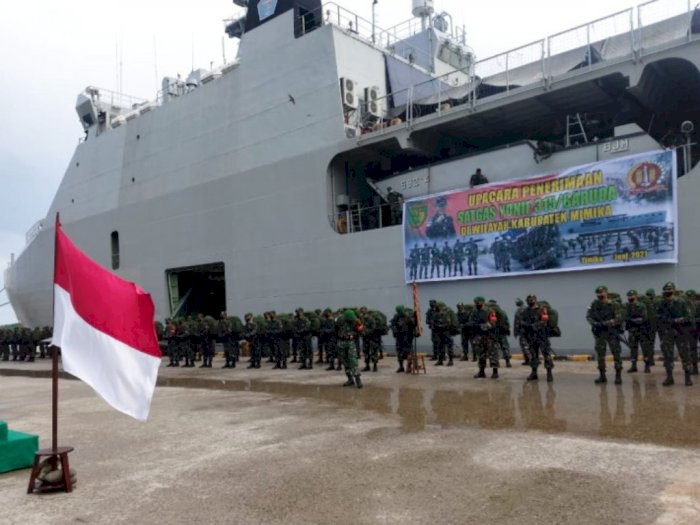 400 Prajurit Yonif 315/Garuda Diberangkatkan ke Papua, Laksanakan Tugas Pengamanan