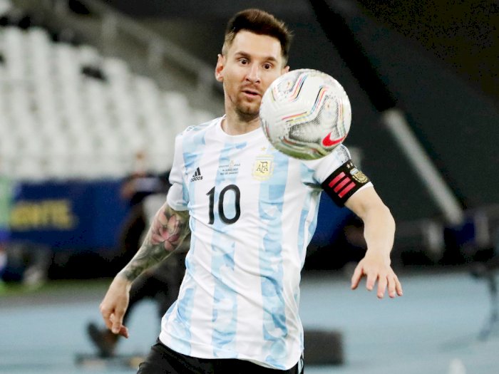 Mengintip Gol Tendangan Bebas Messi ke Gawang Chile, Free Kick ke-57-nya Sepanjang Karir