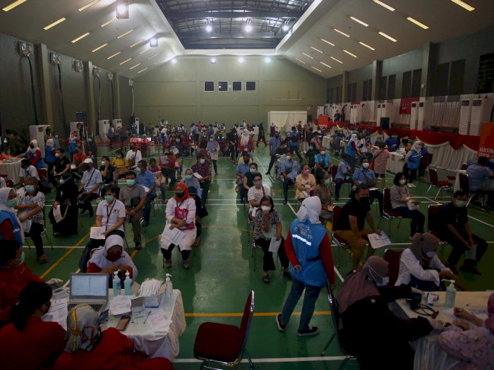 FOTO: Vaksinasi Massal Kota Tangerang Selatan