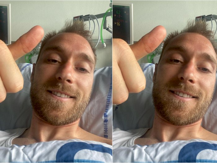 Unggah Foto di RS, Christian Eriksen Kembali Aktif di Medsos: Halo, Aku Baik-baik Saja