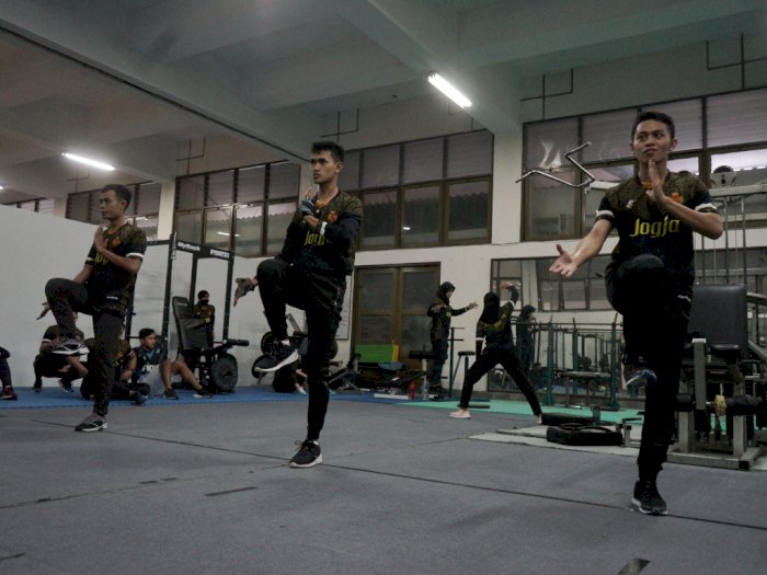FOTO: Latihan Atlet Pencak Silat DIY Jelang PON XX