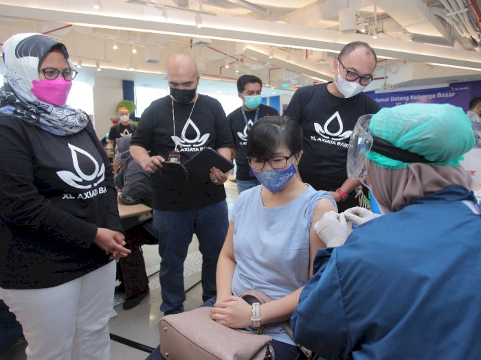 FOTO: Program Vaksin Gotong Royong XL Axiata